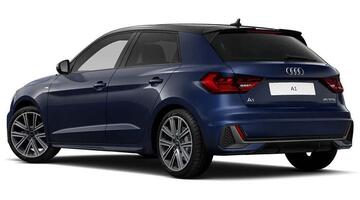 2026 Audi TFSI 35 S line Sportback S Tronic Euro 6 5-door (Blue) - Image: 3