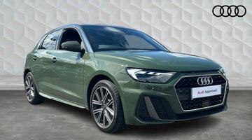 2025 Audi 1.0 TFSI 30 S line Sportback Euro 6 5-door (Green) - Image: 1