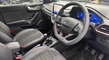 2023 Ford 1.0T EcoBoost MHEV ST-Line X Euro 6 5-door (White) - Image: 6