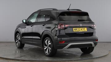 2022 Volkswagen 1.0 TSI Black Edition Euro 6 5-door (Black) - Image: 3