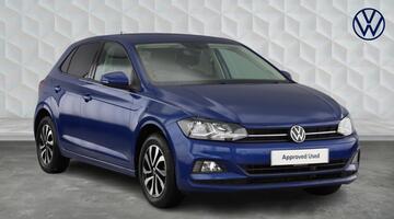 2021 Volkswagen 1.0 TSI Active Euro 6 5-door (Blue) - Image: 1