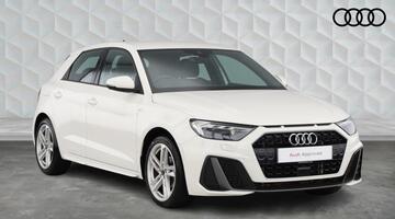 2023 Audi 1.0 TFSI 25 S line Sportback S Tronic Euro 6 5-door (White) - Image: 1