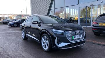 2021 Audi 35 S line Auto 5-door 55kWh (Black) - Image: 1