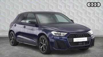 2025 Audi 1.0 TFSI 30 Black Edition Sportback S Tronic Euro 6 5-door (Blue) - Image: 1