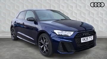 2025 Audi 1.0 TFSI 30 Black Edition Sportback S Tronic Euro 6 5-door (Blue) - Image: 1