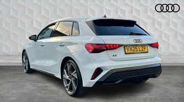2025 Audi TFSI 35 Black Edition Sportback S Tronic Euro 6 5-door (White) - Image: 3