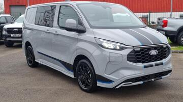 2026 Ford 320 Duratec 11.8kWh Sport Crew Van Auto Euro 6 5-door (Grey) - Image: 1