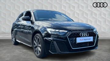 2025 Audi 1.0 TFSI 30 S line Sportback S Tronic Euro 6 5-door (Black) - Image: 1