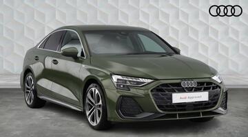 2025 Audi TFSI 30 S line S Tronic Euro 6 4-door (Green) - Image: 1