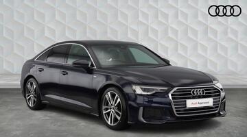 2021 Audi 2.0 TDI 40 S line S Tronic Euro 6 4-door (Blue) - Image: 1