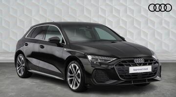 2025 Audi TFSI 35 S line Sportback S Tronic Euro 6 5-door (Black) - Image: 1