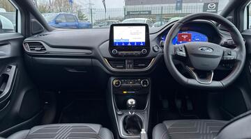 2023 Ford 1.0T EcoBoost MHEV ST-Line X Euro 6 5-door (White) - Image: 8