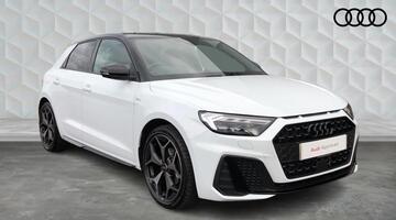 2025 Audi 1.0 TFSI 30 Black Edition Sportback S Tronic Euro 6 5-door (White) - Image: 1