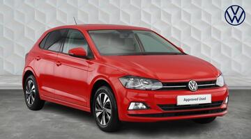 2021 Volkswagen 1.0 EVO Match Euro 6 5-door (Red) - Image: 1