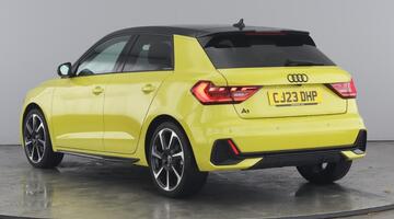2023 Audi TFSI 35 Black Edition Sportback S Tronic Euro 6 5-door (Yellow) - Image: 3