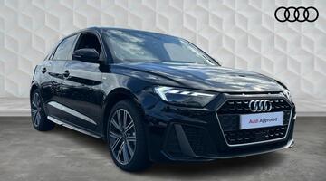2025 Audi 1.0 TFSI 30 S line Sportback S Tronic Euro 6 5-door (Black) - Image: 1