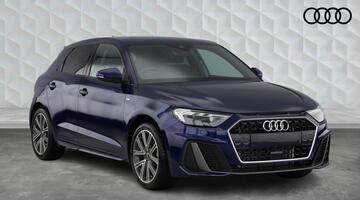 2025 Audi 1.0 TFSI 30 S line Sportback S Tronic Euro 6 5-door (Blue) - Image: 1