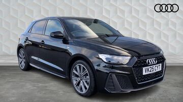 2025 Audi TFSI 35 S line Sportback S Tronic Euro 6 5-door (Black) - Image: 1