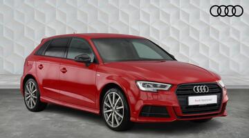2017 Audi 2.0 TFSI Black Edition Sportback S Tronic Euro 6 5-door (Red) - Image: 1