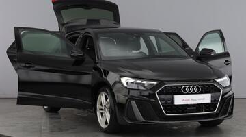 2020 Audi 1.0 TFSI 25 S line Sportback Euro 6 5-door (Black) - Image: 9