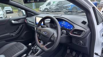 2023 Ford 1.0T EcoBoost MHEV ST-Line X Euro 6 5-door (White) - Image: 6