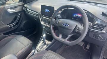 2022 Ford 1.0T EcoBoost MHEV ST-Line DCT Euro 6 5-door (Black) - Image: 6