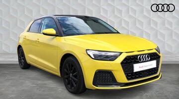 2019 Audi 1.0 TFSI 25 Sport Sportback Euro 6 5-door (Yellow) - Image: 1