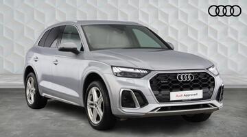 2022 Audi 2.0 TDI 40 S line S Tronic quattro Euro 6 5-door (Silver) - Image: 1