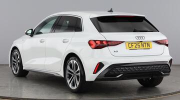 2025 Audi TFSI 30 S line Sportback S Tronic Euro 6 5-door (White) - Image: 3