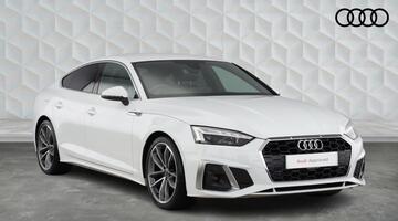 2021 Audi 2.0 TDI 35 S line Sportback S Tronic Euro 6 5-door (White) - Image: 1