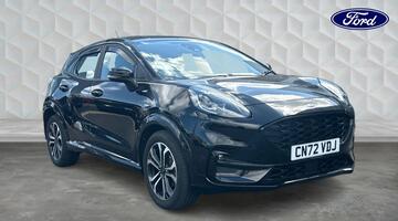 2022 Ford 1.0T EcoBoost MHEV ST-Line DCT Euro 6 5-door (Black) - Image: 1