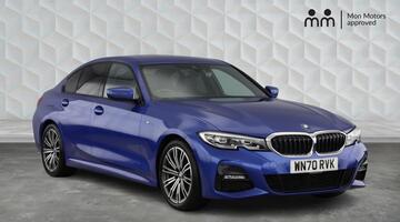 2020 BMW 2.0 318i M Sport Auto Euro 6 4-door (Blue) - Image: 1