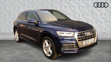 2020 Audi 2.0 TDI 40 S line S Tronic quattro Euro 6 5-door (Blue) - Image: 1