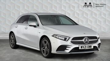 2021 Mercedes-Benz A250e 15.6kWh AMG Line (Premium 2) 8G-DCT Euro 6 5-door (Silver) - Image: 1