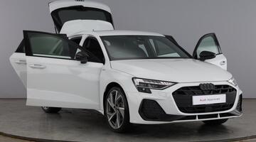 2025 Audi TFSI 35 Black Edition Sportback S Tronic Euro 6 5-door (White) - Image: 9