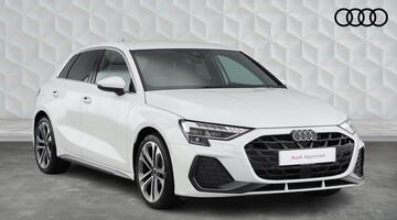 2025 Audi TFSI 30 S line Sportback S Tronic Euro 6 5-door (White) - Image: 1