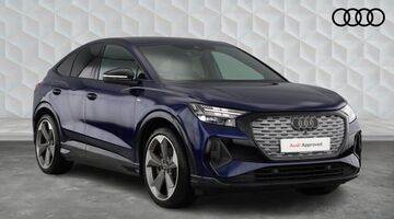 2023 Audi 40 Black Edition Sportback Auto 5-door 82kWh (Blue) - Image: 1