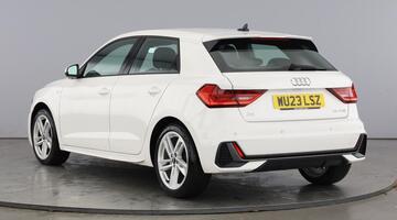 2023 Audi 1.0 TFSI 25 S line Sportback S Tronic Euro 6 5-door (White) - Image: 3