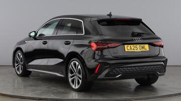 2025 Audi TFSI 30 S line Sportback S Tronic Euro 6 5-door (Black) - Image: 3