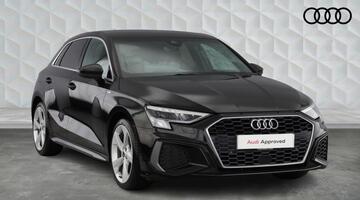 2021 Audi 1.0 TFSI 30 S line Sportback Euro 6 5-door (Black) - Image: 1