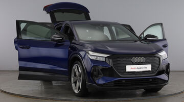 2025 Audi 45 Black Edition Sportback Auto quattro 5-door 82kWh (Blue) - Image: 9