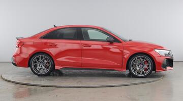 2025 Audi TFSI Carbon Black S Tronic quattro Euro 6 4-door (Red) - Image: 4