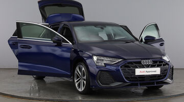 2025 Audi TFSI S line Sportback S Tronic Euro 6 5-door (Blue) - Image: 9