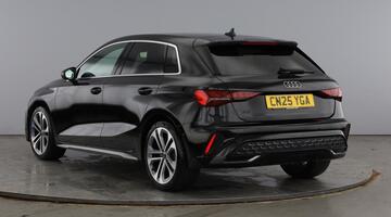 2025 Audi TFSI 30 S line Sportback S Tronic Euro 6 5-door (Black) - Image: 3