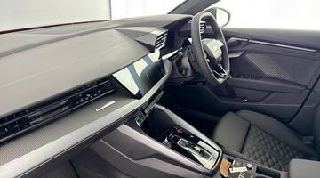 2025 Audi TFSI Carbon Black S Tronic quattro Euro 6 4-door (Red) - Image: 2