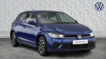 2022 Volkswagen 1.0 TSI Life Euro 6 5-door (Blue) - Image: 1