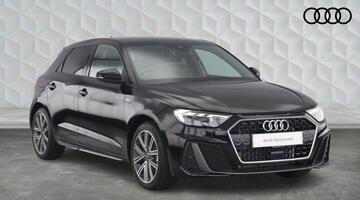 2025 Audi TFSI 35 S line Sportback S Tronic Euro 6 5-door (Black) - Image: 1