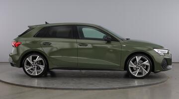 2025 Audi TFSI 35 Black Edition Sportback S Tronic Euro 6 5-door (Green) - Image: 4