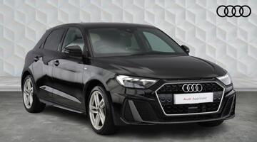 2020 Audi 1.0 TFSI 25 S line Sportback Euro 6 5-door (Black) - Image: 1