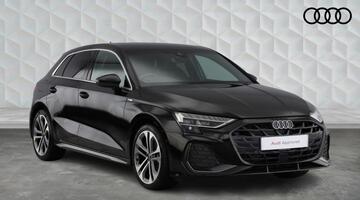 2025 Audi TFSI 30 S line Sportback S Tronic Euro 6 5-door (Black) - Image: 1